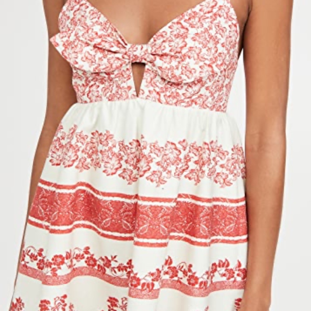 Alice + Olivia Melvina Gathered Babydoll Dress